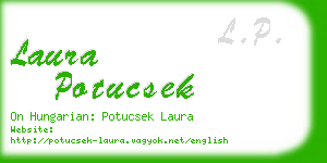 laura potucsek business card